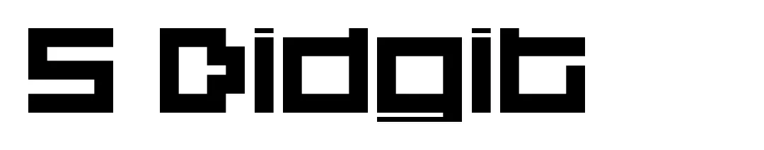 5 Didgit