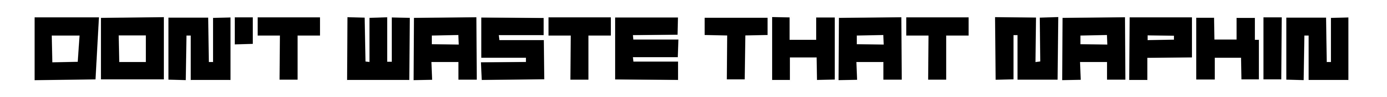 Don't Waste That Napkin