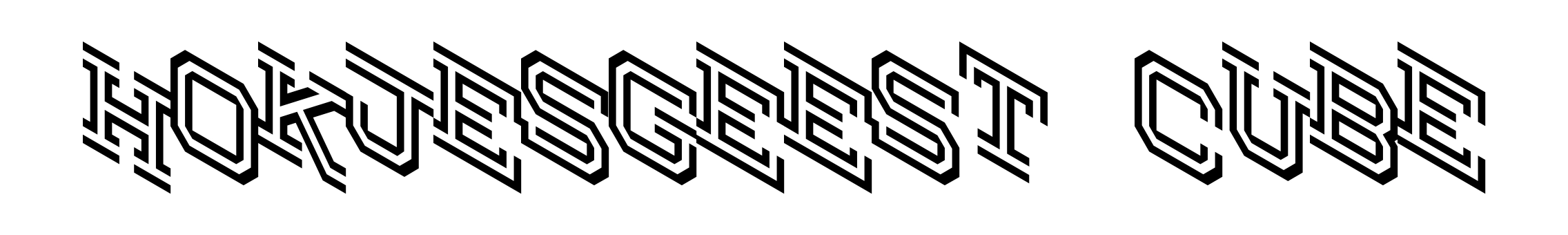 Hokjesgeest Cube