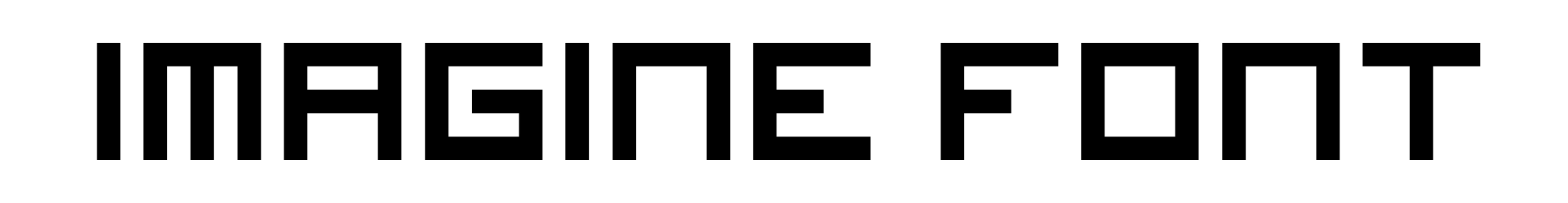 Imagine Font