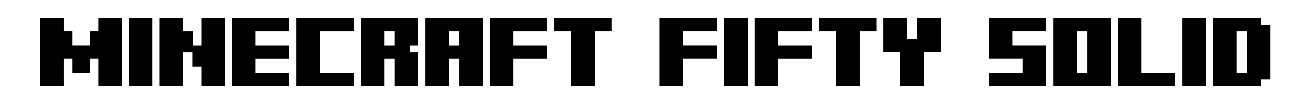 Minecraft Fifty Solid