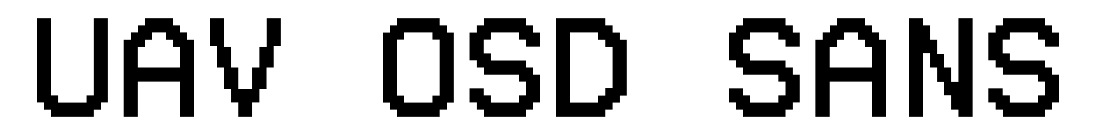 UAV OSD Sans