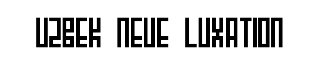 Uzbek Neue Luxation