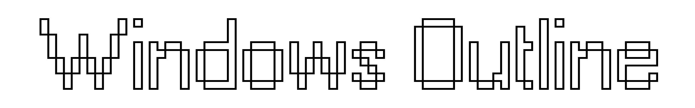 Windows Outline