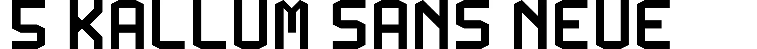 5 Kallum Sans Neue