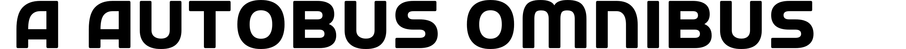 a Autobus Omnibus