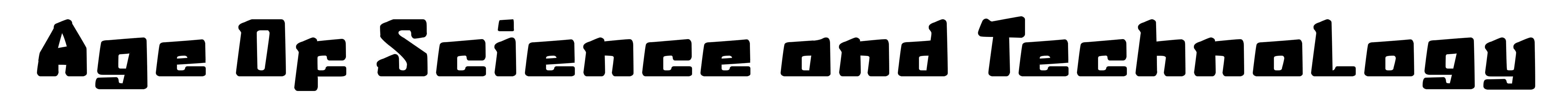 Age Of Science and Technology