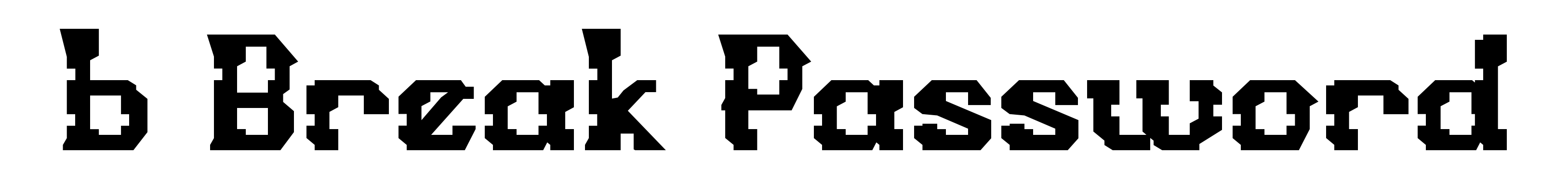 b Break Password