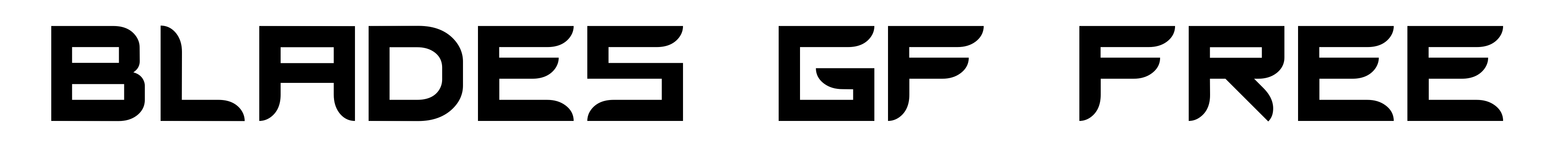 Blades GF Free