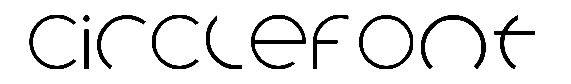 Circlefont