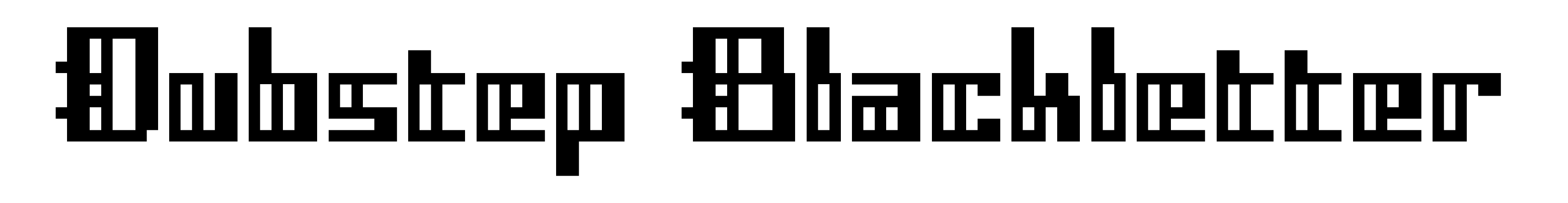 Dubstep Blackletter
