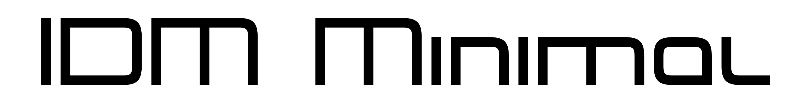 IDM Minimal