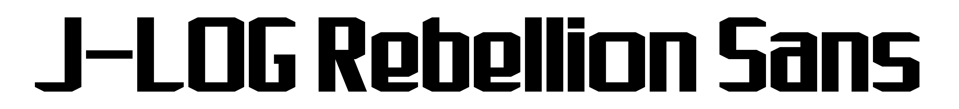 J-LOG Rebellion Sans