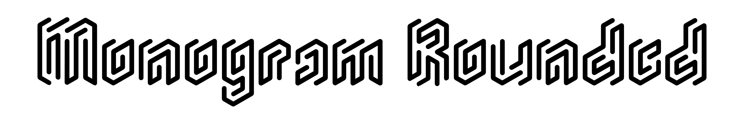 Monogram Rounded
