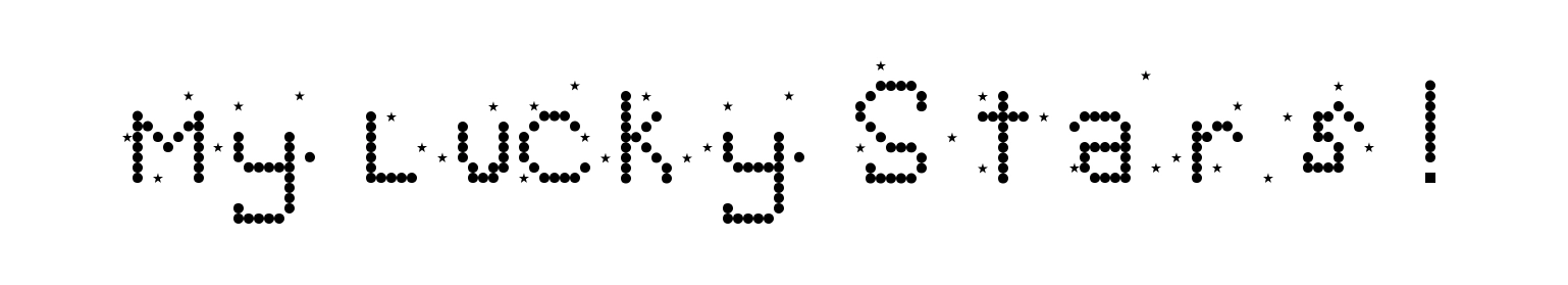 My Lucky Stars!