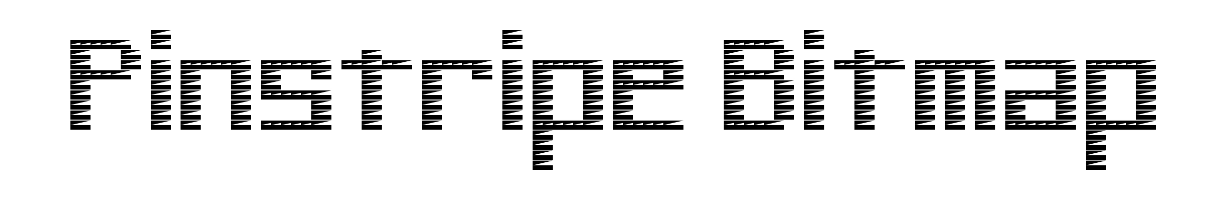Pinstripe Bitmap