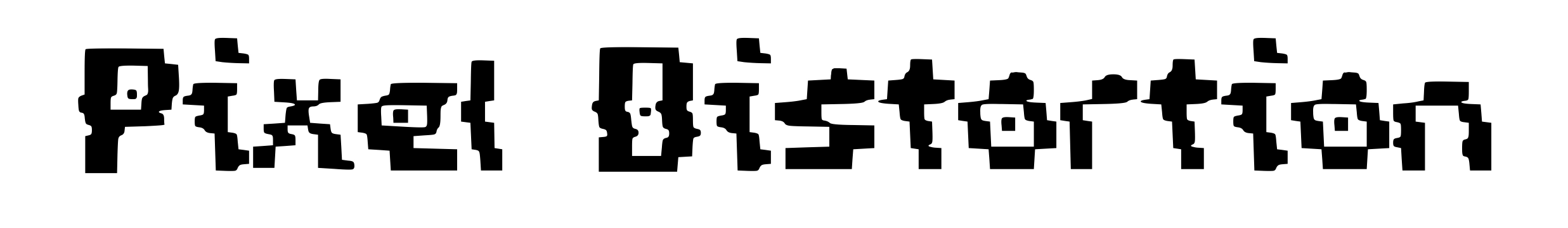 Pixel Distortion