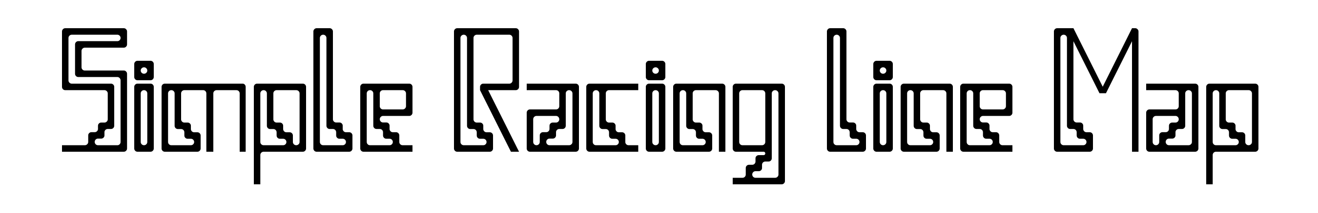 Simple Racing Line Map