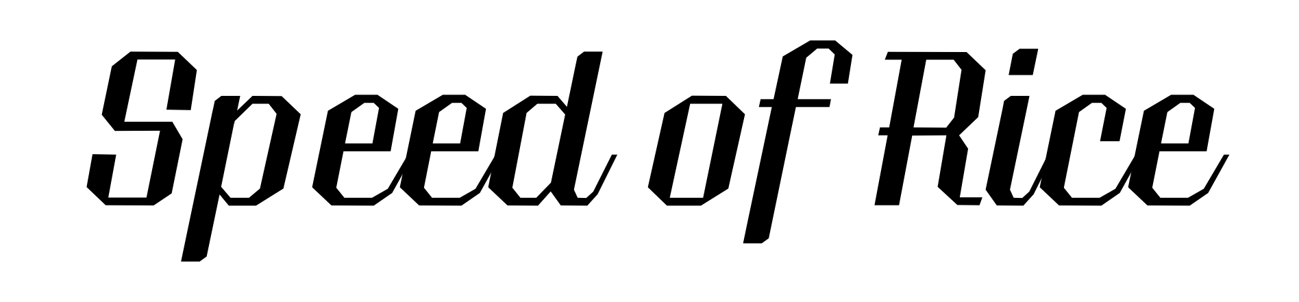 Speed of Rice