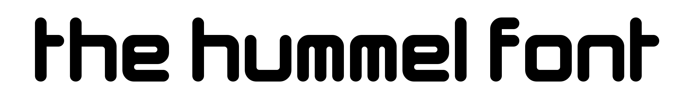 The Hummel Font