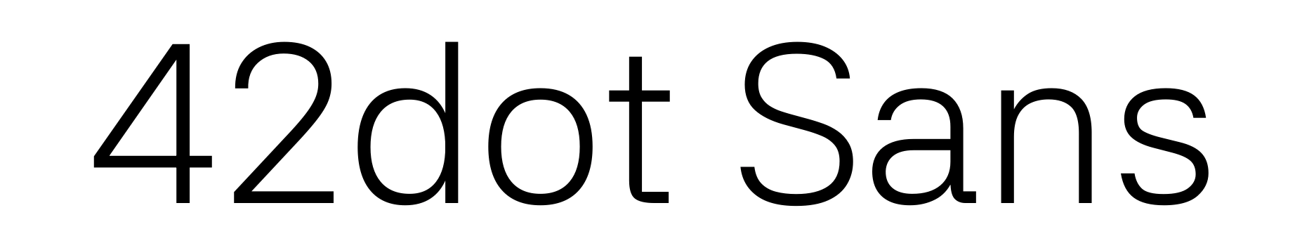 42dot Sans