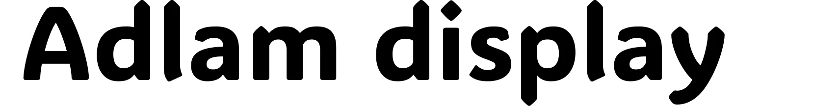 Adlam display