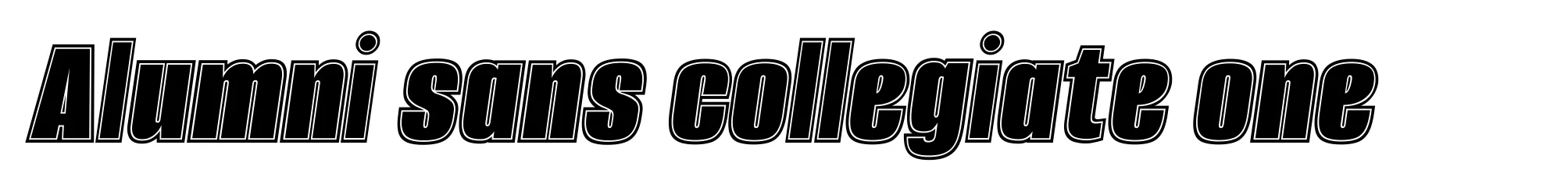 Alumni sans collegiate one