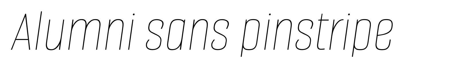 Alumni sans pinstripe