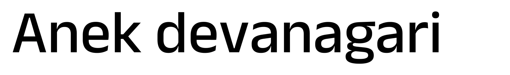 Anek devanagari