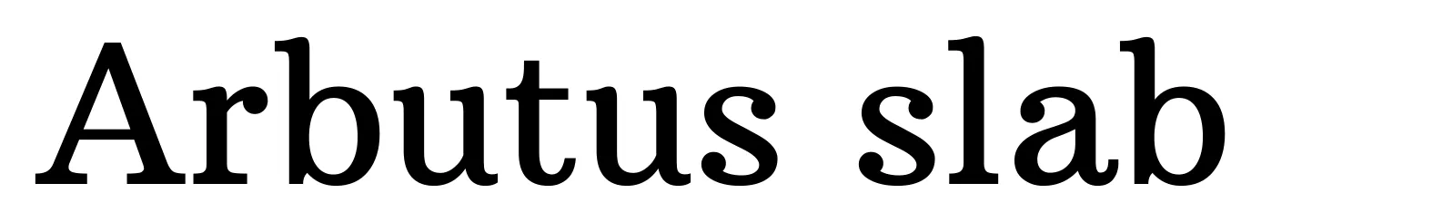 Arbutus slab