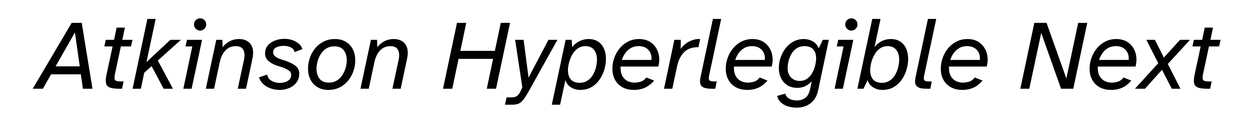 Atkinson Hyperlegible Next