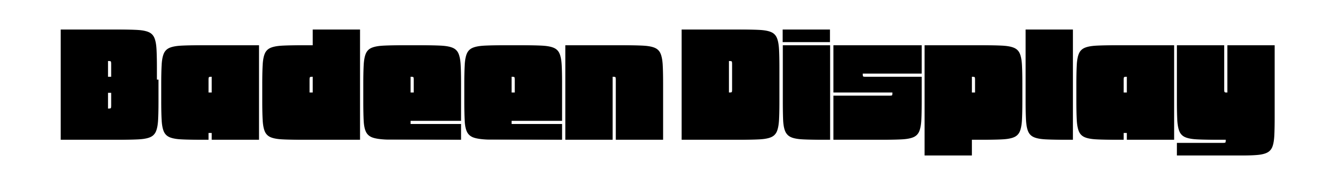 Badeen Display