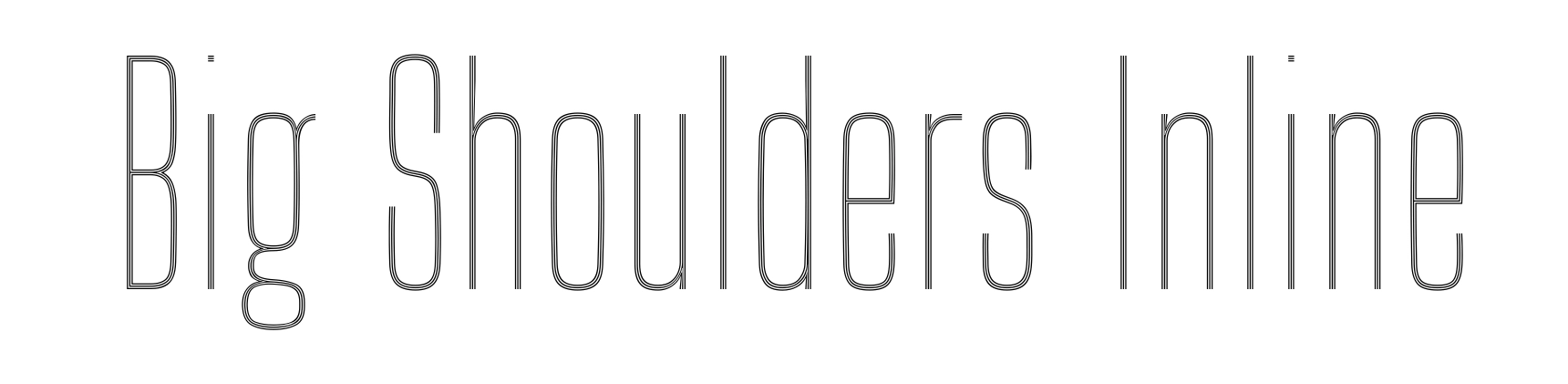Big Shoulders Inline