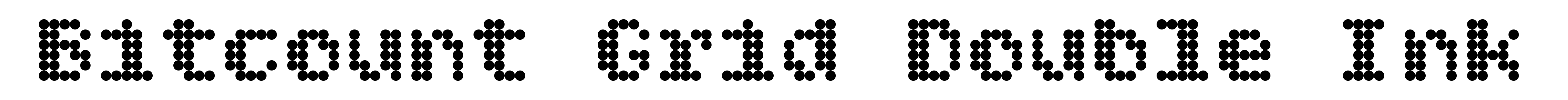Bitcount Grid Double Ink