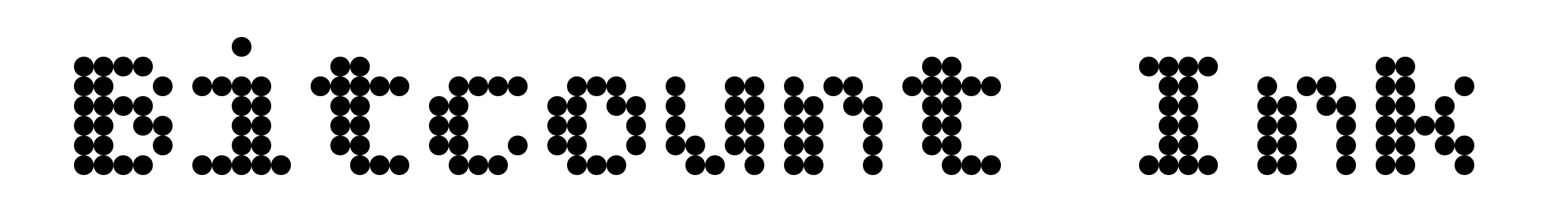 Bitcount Ink