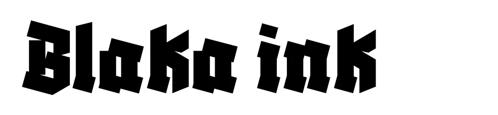 Blaka ink