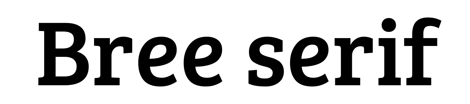 Bree serif