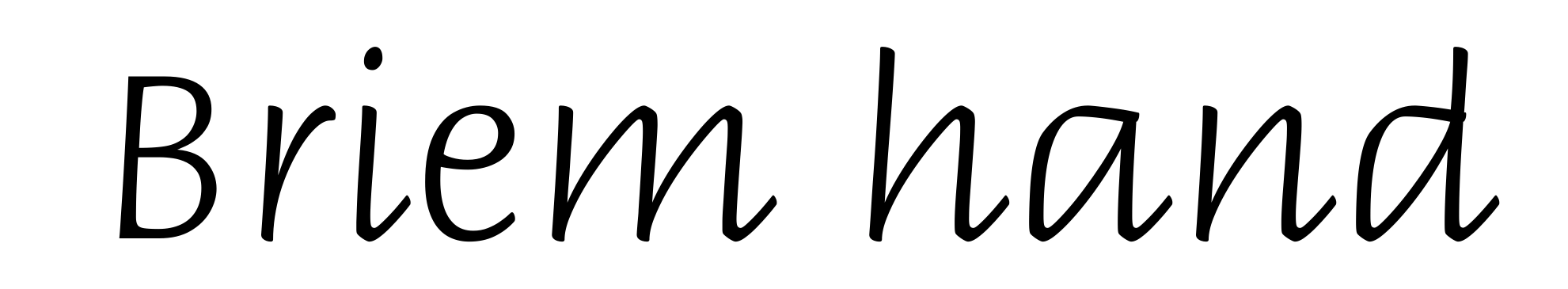 Briem hand