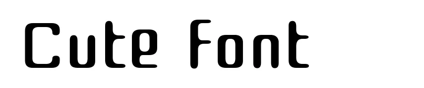 Cute font
