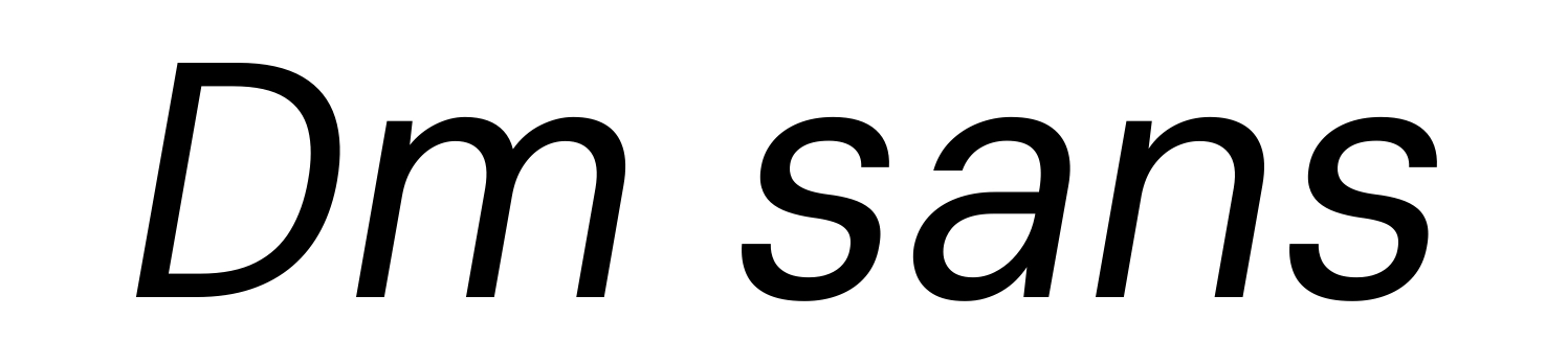 Dm sans