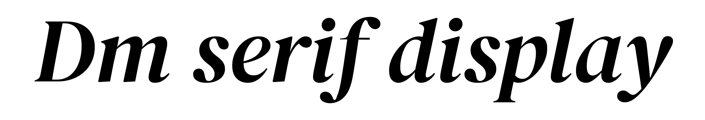 Dm serif display
