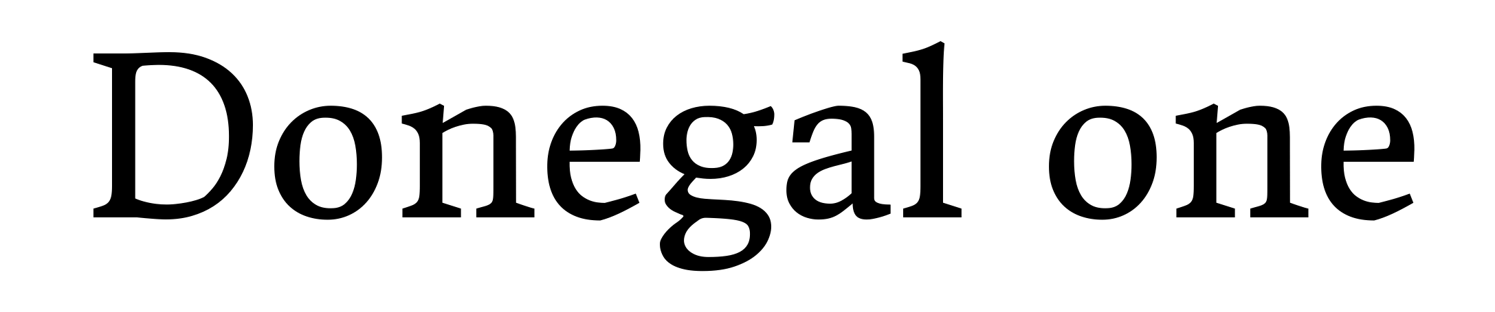 Donegal one