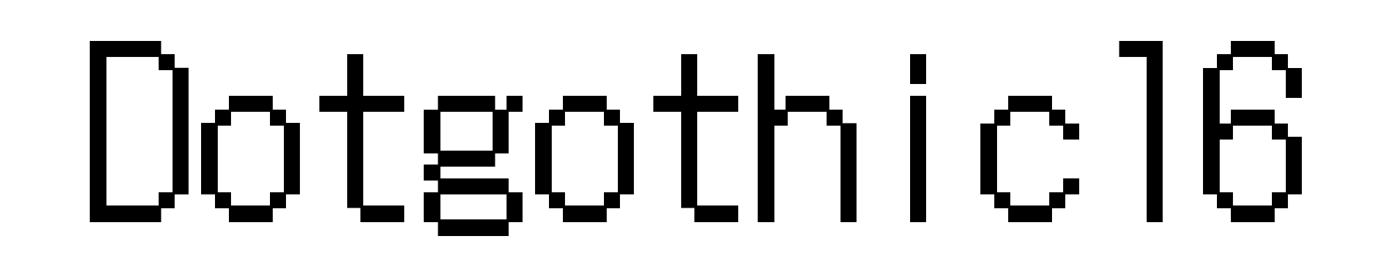Dotgothic16