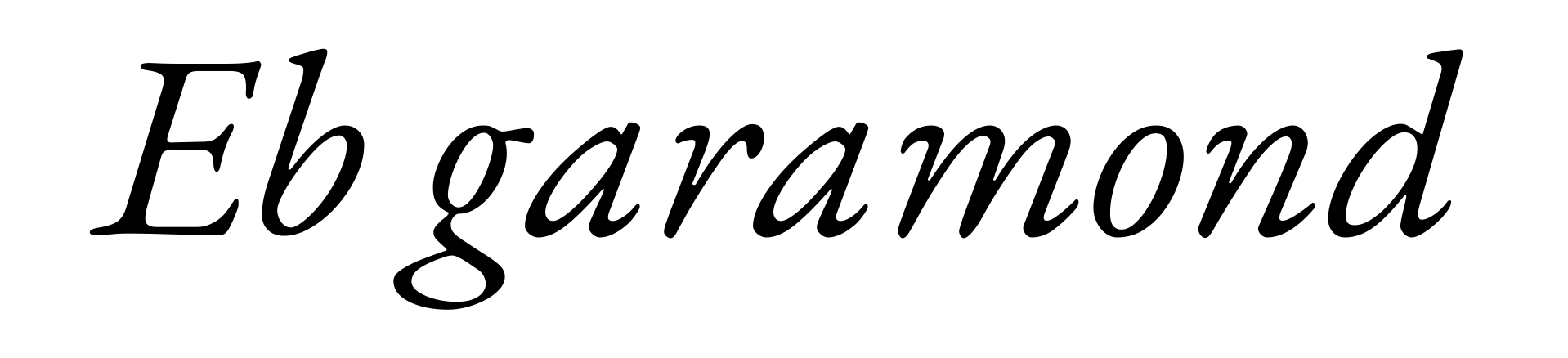 Eb garamond