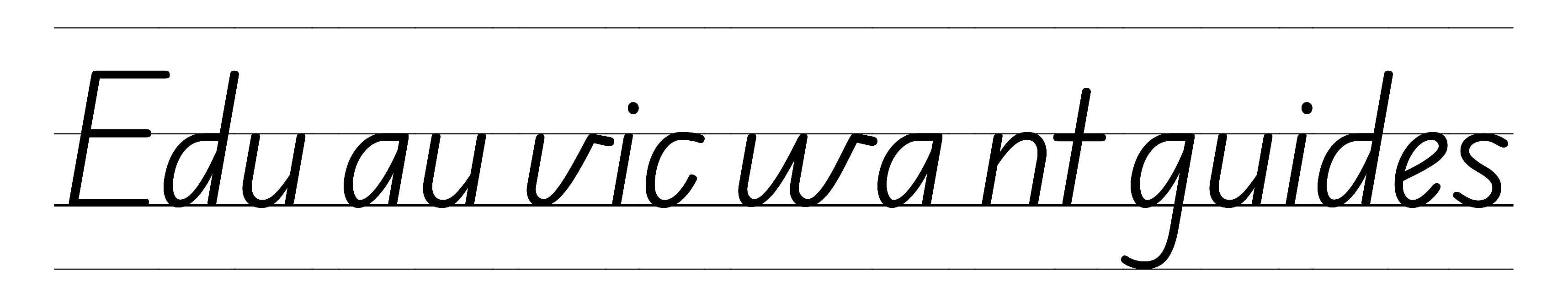 Edu au vic wa nt guides