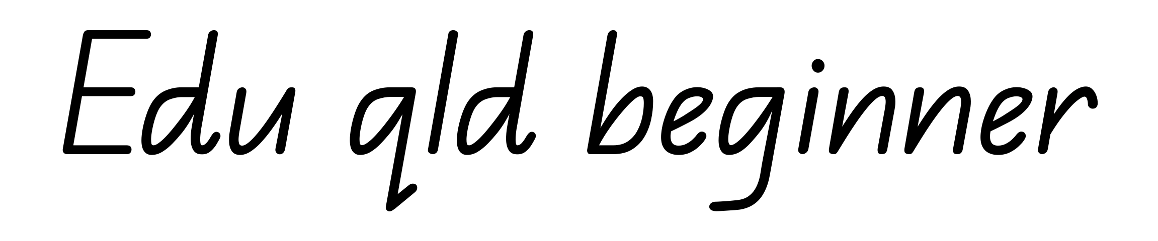 Edu qld beginner