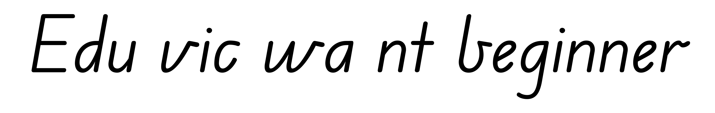 Edu vic wa nt beginner