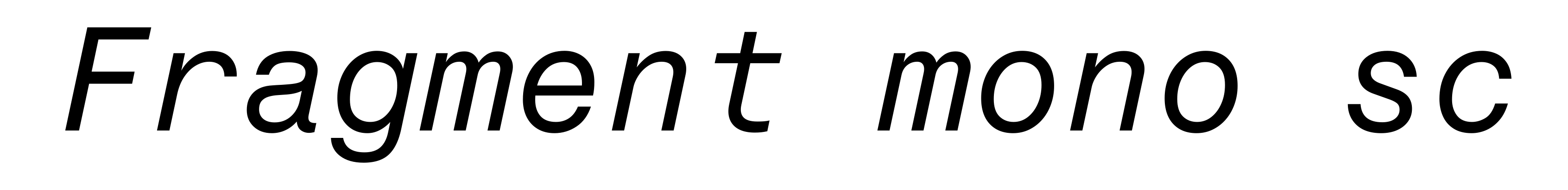 Fragment mono sc