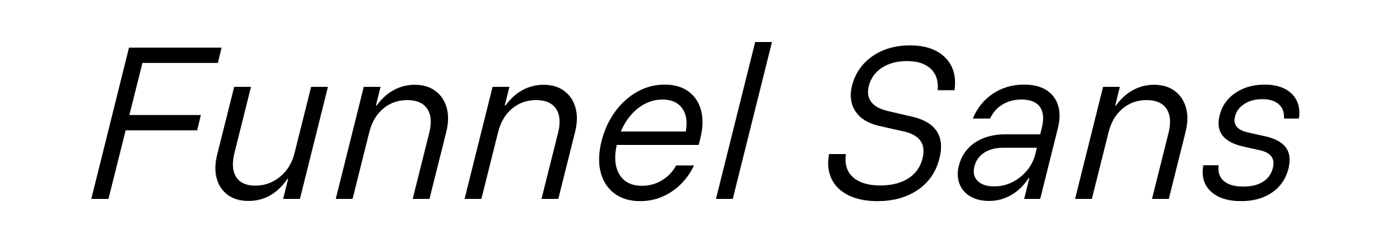 Funnel Sans