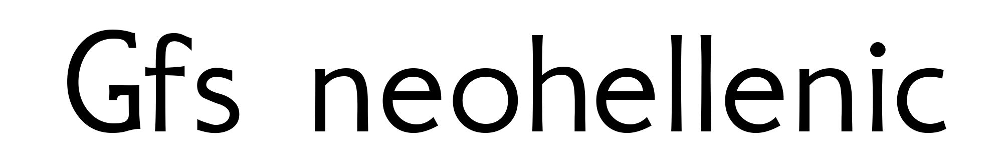 Gfs neohellenic